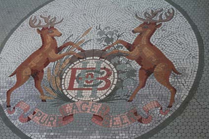 Hudepohl Brewing Company mosaic floor